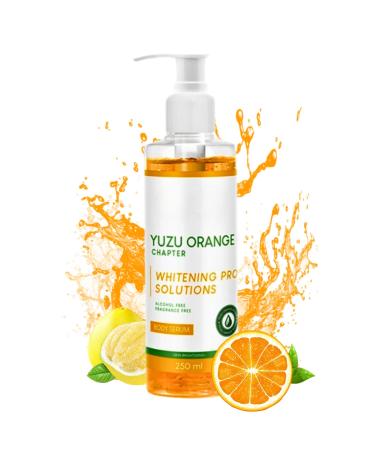 Orange Vitamin C Body Lotion Vitamin C Large-capacity 2 In 1 Face & Body Serum Body Moisturiser With Vitamin C Remove Dark Spots Body Lotion for Dry Skin Body Skin Care Smooth Skin 250ml