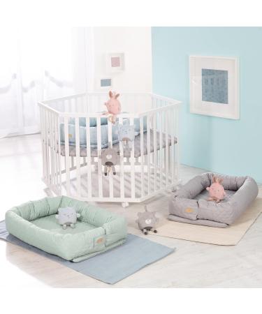 Buy Roba Babylounge 3 in 1 - Frosty Green Changing Mat & Bed Snake | International Shipping Available - Buy Online on SooperMarket.com