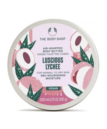The Body Shop Luscious Lychee Body Butter for Normal to Dry Skin 72h Nourishing Moisture 200 ml