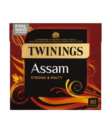Twinings Assam 80 bags 200g - a strong black tea from the state of Assam in India 80 pieces (1 pack)