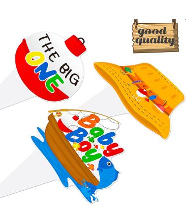48pcs Gone Fishing Party Cupcake Toppers - Buy Online on SooperMarket.com
