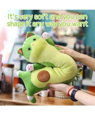 Yamepuia Long Avocado Cat Pillow 56CM - Soft Avocado Hugging Plush Doll for Kids, Boys, and Girls - Buy Online on SooperMarket.com