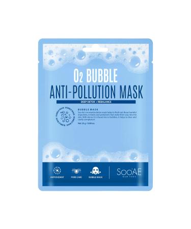 Shop Soo Ae O2 Bubble Anti-Pollution Face Mask 12 Count - Oxygenating Deep Detox & Purifying Korean Skincare for Flawless Skin - Buy Online on SooperMarket.com