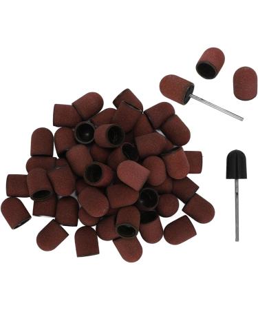 Sanding Bands for Nail Drill Sanding Bands Nail Drill Bits 120# Grit Nail Art Sanding Caps Manicure Polishing Grinding Bands Nail Drill Bits Set with Shaft Nail Sanding Heads - Buy Online on SooperMarket.com