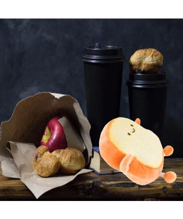 Auptiz Toast Bread Pillow Soft Plush Toy - 3D Funny Bread Shape Cartoon Doll Sofa Pillow (19 x 18 x 3cm) - Buy Online on SooperMarket.com