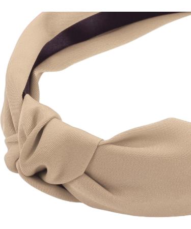 VOCOSTE Knotted Headband for Women Non-Slip Fashion Hair Accessories Khaki - Buy Online on SooperMarket.com