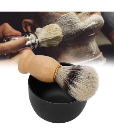 Ankroyu 2-Part Shaving Brush Set | Stainless Steel Bowl & Shaving Soap | Perfect Gift for Men - Fathers Husbands & Friends - Buy Online on SooperMarket.com