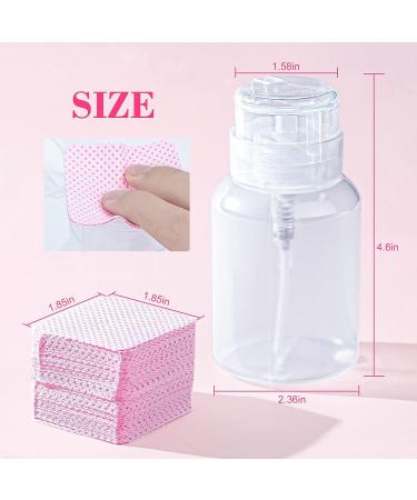 Saviland 1080PCS Lint Free Nail Wipes with Pump Dispenser - Professional Soak Off Gel Nail Polish Remover - Buy Online on SooperMarket.com