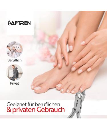 AFTREN 14cm Thick Ingrown Toenail Nippers Professional Nail Clippers Nail Clippers J2 Stainless Steel Pedicure Tools (Silver 5.5 Inch) Silver 5.5 Inch - Buy Online on SooperMarket.com