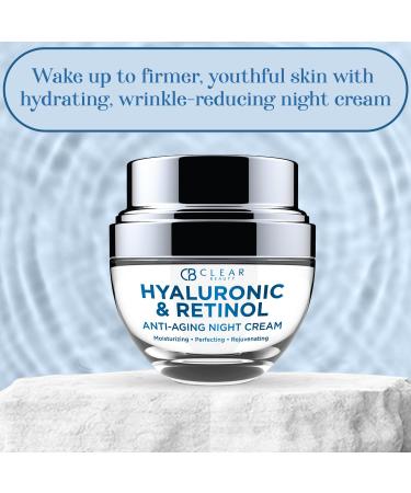 Hyaluronic Acid & Retinol Face Moisturizer | Anti-Aging Night Cream for Wrinkles & Fine Lines | Cruelty-Free Korean Skincare for All Skin Types - Buy Online on SooperMarket.com