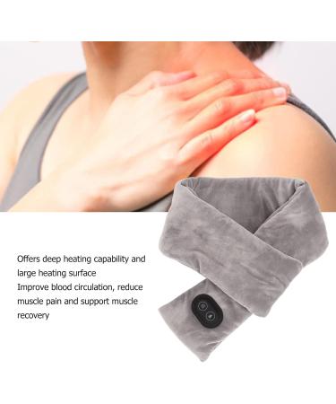 Electric Neck Heating Cushion | Heated Neck Bandage for Pain Relief | Wireless Velvet Thermal Support - Buy Online on SooperMarket.com