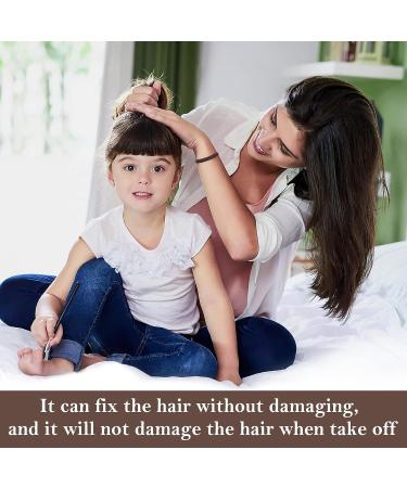 100PCS 2 Dark Hair Ties for Women - Seamless Thick Hair Bands, Elastic Ponytail Holders - No Damage Hair Ties in Dark Colors - Buy Online on SooperMarket.com