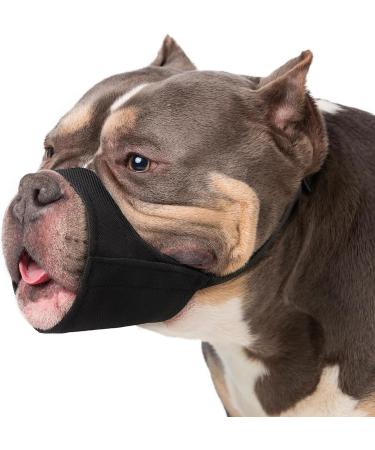 YOLHAMY Soft Dog Muzzle for Pitbull Rottweiler American Bully & Boxer - Prevent Biting & Barking | Best for Medium & Large Short Snouts | XL Fur Care - Buy Online on SooperMarket.com