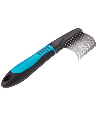 Trixie fur detangler curved prongs 19 cm 650 g (1 pack) black/turquoise black/turquoise 650 g (1 pack)