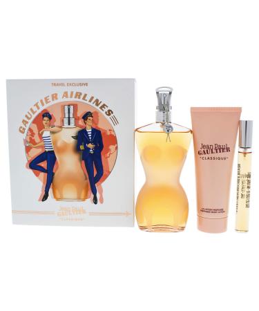 Jean Paul Gaultier Classique 3 Piece Gift Set for Women 3 Count