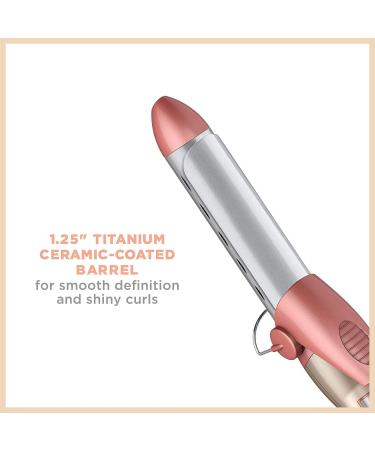 INFINITIPRO BY CONAIR 1 1/4-Inch Titanium Ceramic Curling Iron for Frizz Free Loose Curls on Medium to Long Hair - Buy Online on SooperMarket.com