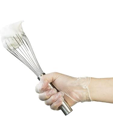 AMMEX Clear Vinyl Medical Gloves Large - Pack of 100 | Disposable Gloves - Buy Online on SooperMarket.com