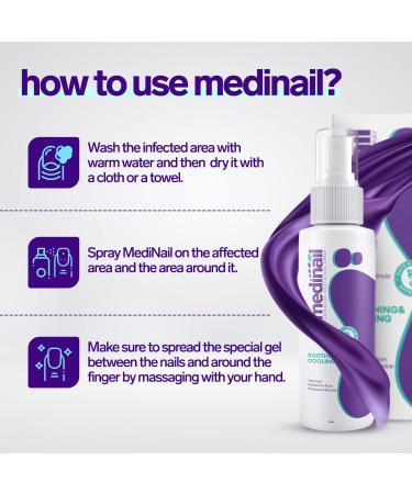 Medinail Fungus Spray - Advanced Nail Fungus Treatment and Strengthener 3.38 Fl Oz - Buy Online on SooperMarket.com