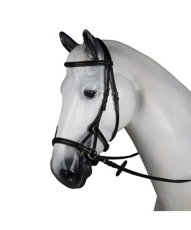 HORZE Denver Bitless Bridle Black Cob