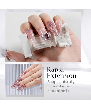 Aokitec 60ml Diamond Red Nail Extension Gel - UV Nail Polish for Salon & DIY Nail Design - Buy Online on SooperMarket.com