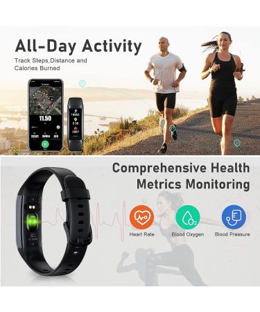 Fitness Tracker with Heart Rate Monitor | Sleep & Activity Tracker | 1.10''AMOLED Touch Screen Pedometer Watch - Bordeaux - Buy Online on SooperMarket.com