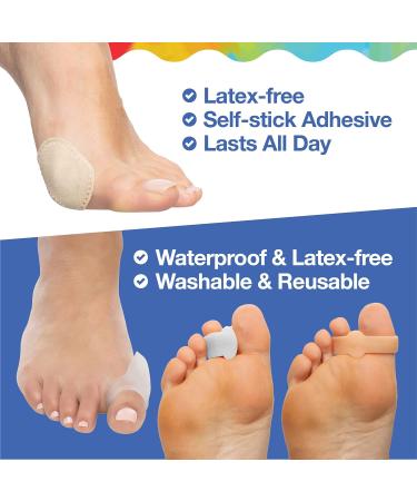 ZenToes Bunion Relief Kit - Big Toe Correctors & Silicone Protectors for Men and Women - Buy Online on SooperMarket.com