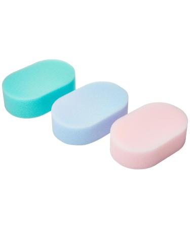 Meridiana Standard Bath Sponge Assorted Color 3 count (Pack of 1)