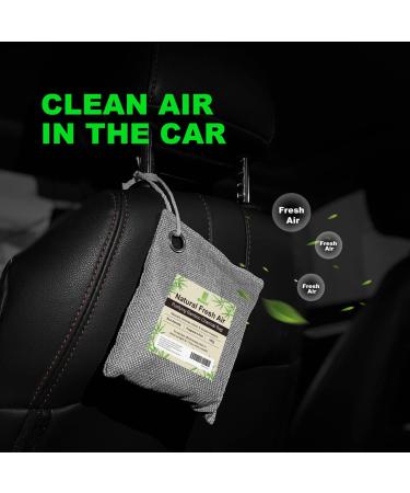 10 Pack Bamboo Charcoal Air Purifying Bags - Activated Charcoal Odor Absorber & Moisture Eliminator - For Car, Closet, Shoe Room, Large Room, Pet Room - 10x100g - Buy Online on SooperMarket.com