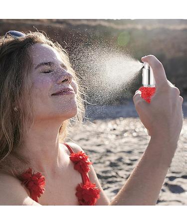TROONZ Rhinestone Perfume Travel Refillable Bottle | 30ml Portable Spray Atomizer Bottle | Travel Reusable Bottle Container Empty Perfume Spray Bottle For Travel - Buy Online on SooperMarket.com