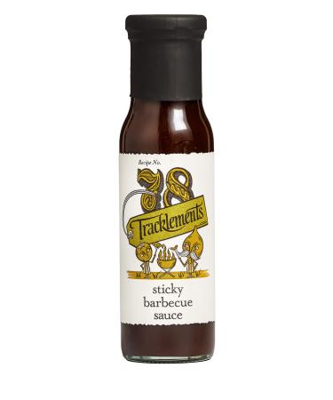 Tracklements Sticky Barbecue Sauce The Ideal Condiment for Ribs Meats Barbecues Marinating Meats or Partnered with a Full English Breakfast B Corp Certified 230ml Bottle