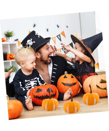 PRETYZOOM 60 pcs Halloween pumpkin simulation small pumpkin halloween manual Accessories little pumpkin pumpkin Halloween pumpkin decoration fake pumpkin simulation pumpkin Foam decorate Yellowx3pcs 2.2X3.4CMx3pcs - Buy Online on SooperMarket.com