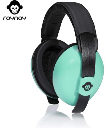 RoyNoy Baby Earmuffs - Noise Protection for Infants 3+ Months | Mint with Storage Bag | Safe Hearing Protection for Babies - Buy Online on SooperMarket.com