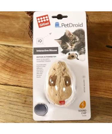 Vealind GiGwi Interactive Cat Toys: Auto Moving Mice with Lifelike Squeaky Sound - Coffee - Buy Online on SooperMarket.com