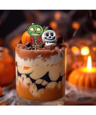 Halloween Cake Toppers | Little Pumpkin Cake Wrappers Picks Set - Pumpkin Cake Topper Pumpkin Cupcake Picks Fall Theme Cupcake Decorations for Baking Cups Fecfucy - Buy Online on SooperMarket.com