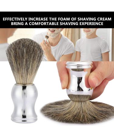 Men's Portable Shaving Brush & Beard Grooming Tool - Foaming Facial Cleansing & Salon Quality - Buy Online on SooperMarket.com