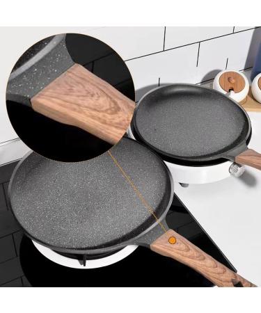 DELURA Saucepan Griddles Grill Frying Pan Saucepan for Eggs Omelet Steak Shallow Mouth Durable Pans Kitchen Cooking Utensil Pot - Buy Online on SooperMarket.com