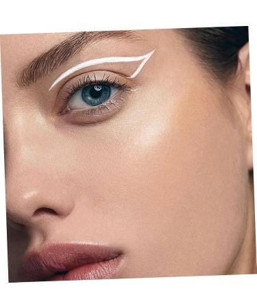 PLAFOPE Eye Shadow Cosmetics 5pcs White Lying Silkworm Pen Eyeshadow Beard Template for Men Eye Makeup Tools Set Girl Brighten - Buy Online on SooperMarket.com