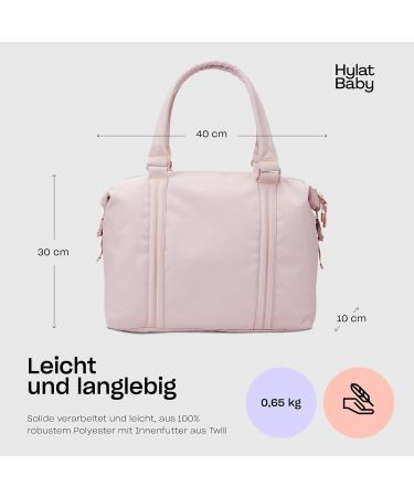 Hylat Baby Diaper Bag for Moms - Lightweight & Versatile Pink Carry Bag for On-the-Go | Shop Internationally - Buy Online on SooperMarket.com