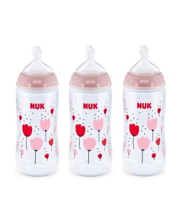 NUK Smooth Flow Anti-Colic Bottle 0+ Months 3 Bottles 10 oz (300 ml)