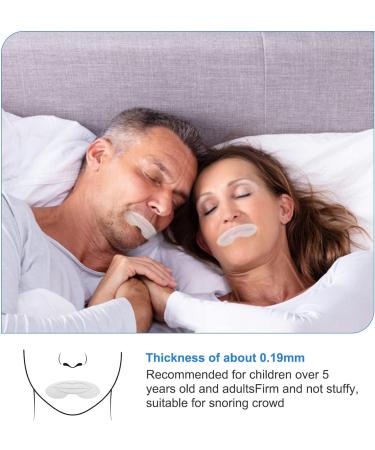 Mouth Tape for Sleeping 90 Pcs - Snoring Solution Sleep Strips for Better Nose Breathing and Instant Snoring Relief - Buy Online on SooperMarket.com
