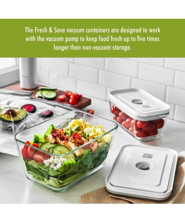 ZWILLING Fresh 3-Pc Glass Food Storage Containers - Meal Prep Assorted Sizes - Buy Online on SooperMarket.com