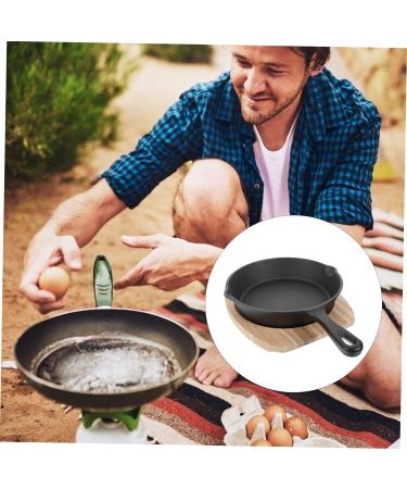 Frying Pan Japanese Frying Pot Outdoor Cooker Breakfast Griddle BBQ Grill Pan Iron Skillet Frying Pan Cooking Utensils Pan Camping Pots Mini Pan Japan (Color : 14cm Size : 24X15.5X3CM) 24X15.5X3CM 14cm - Buy Online on SooperMarket.com