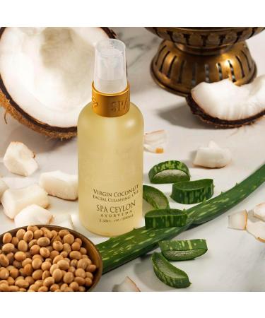 SPA CEYLON VIRGIN COCONUT Facial Cleansing Oil | Gentle & Nourishing | Suitable for all skin types - Buy Online on SooperMarket.com