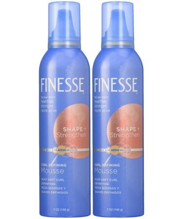 Finesse Shape & Strengthen Curl Defining Mousse  7 oz  2 pk