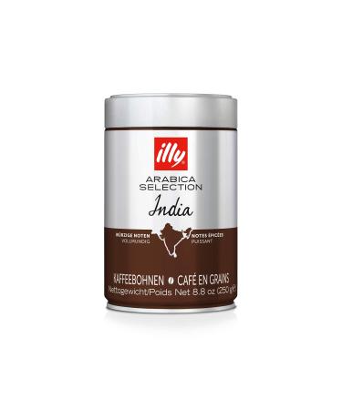 illy coffee beans to grind Arabica Selection India 250 g can Arabica Selection India 41.67 g (pack of 6)