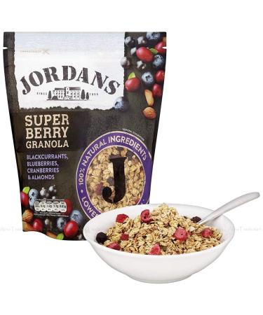Jordans Super Berry Granola 1.5kg Deal Pack | Overflowing With Tangy Blackcurrants Blueberries & Cranberries | 100% Natural Ingredients | Lowers Cholesterol | Suitable for Vegetarians