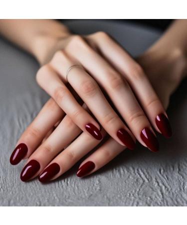 EONFAVE Red Nail Polish - Wine Red Nail Varnish - Long Lasting Chip Resistant & Quick Drying Nail Polish for DIY Nail Art Manicure at Home - No Need Cured - Buy Online on SooperMarket.com