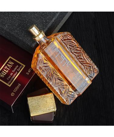 Dubai Men's Perfume - Elegant & Long Lasting Scent 100ml Arabian Cologne for Men Sultan Eau de Vapurisateur Spray Arabian Perfume Oil Sultan Gold Perfume Oil (2 Pack) - Buy Online on SooperMarket.com