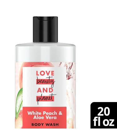 Buy Love Beauty and Planet Smooth & Renew Body Wash - White Peach & Aloe Vera - Sulfate-Free Cruelty-Free 92% Naturally Derived - 20 oz - International Shipping - Buy Online on SooperMarket.com
