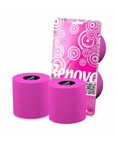 Renova Toilet Paper 2-Pack 148g Fuchsia 2 pieces (1 pack) Single